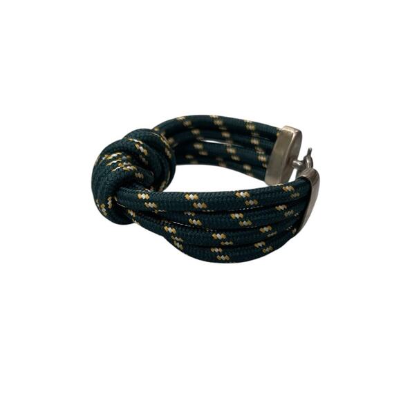 Isabel Marant Knot Bracelet Green Cord Wrap - Picture 6 of 8